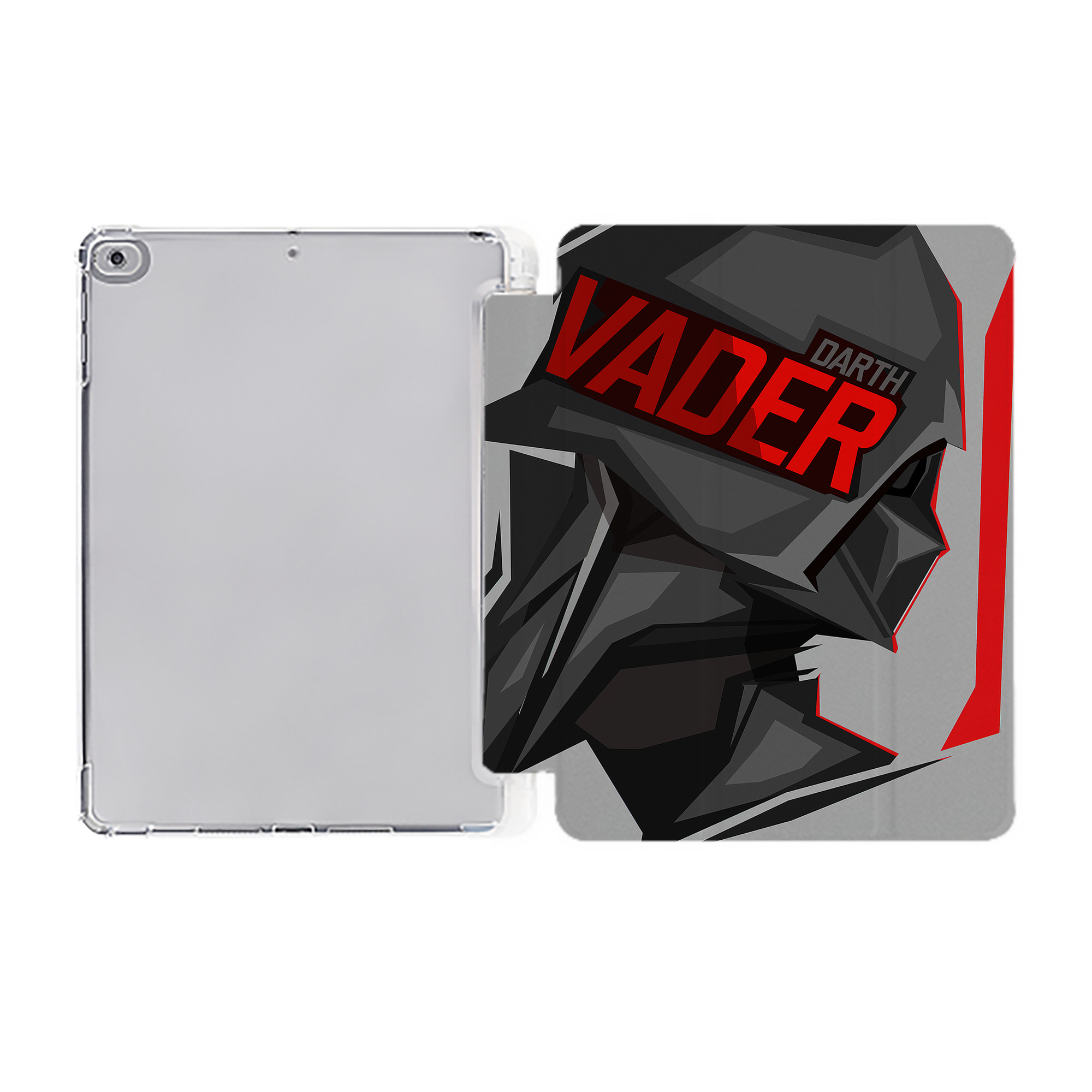 （画像用） スター・ウォーズ Star Wars IPad ケース ペン収納付き 三つ折りスタンド PUレザー×シリコン 対応機種9.5/10.5/10.9インチ